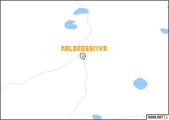 map of Malorossīyka