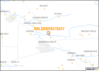 map of Malorossiyskiy