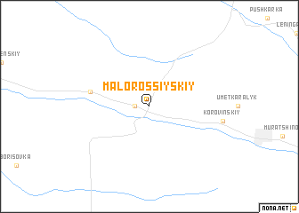 map of Malorossiyskiy