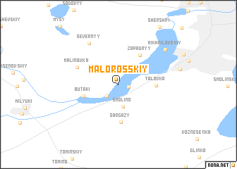 map of Malorosskiy