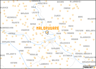 map of Malo Rudare