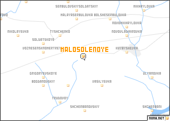 map of Malo-Solënoye