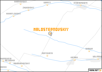 map of Malostepnovskiy