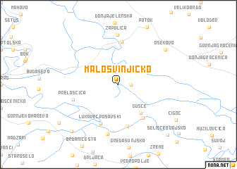 map of Malo Svinjičko