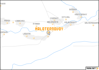 map of Malo-Ternovoy