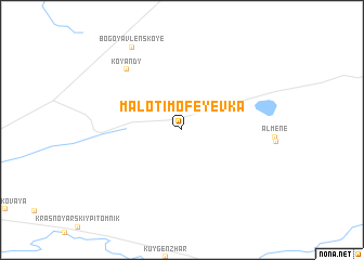 map of Malotimofeyevka