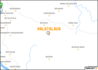 map of Malotolava