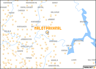 map of Malot Pakhrāl