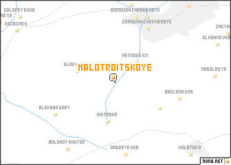 map of Malotroitskoye