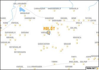 map of Malot