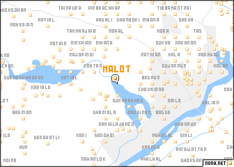 map of Malot