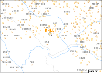 map of Malot