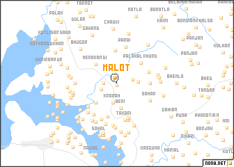 map of Malot