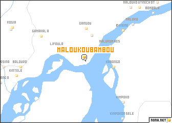 map of Maloukou-Bambou