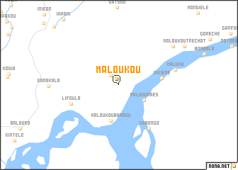 map of Maloukou