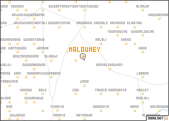 map of Maloumey