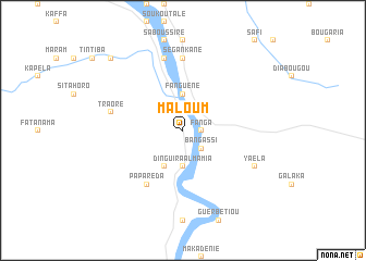map of Maloum