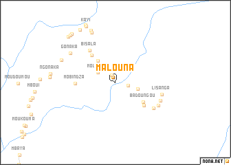 map of Malouna