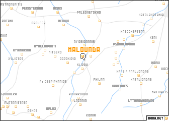 map of Malounda