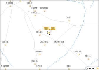 map of Malou