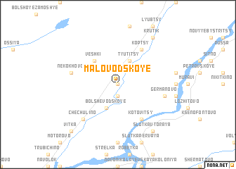 map of Malovodskoye