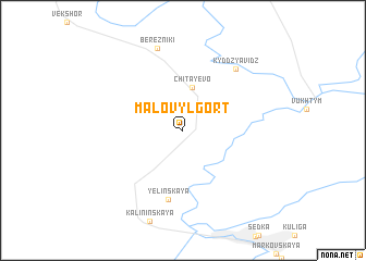 map of Malovyl\