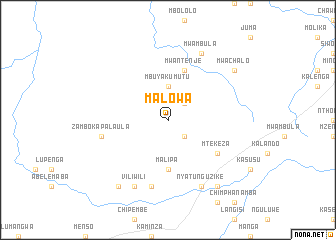 map of Malowa