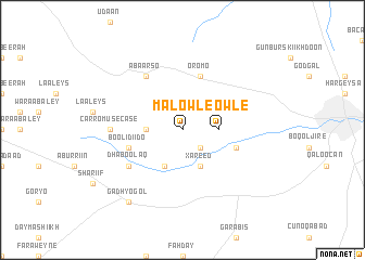 map of Malowle