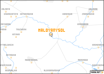 map of Maloyanysolʼ