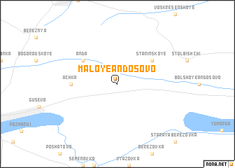map of Maloye Andosovo