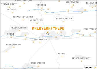 map of Maloye Batyrëvo