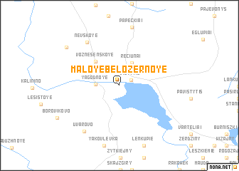 map of Maloye Belozërnoye