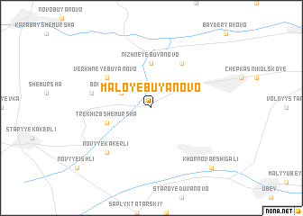 map of Maloye Buyanovo