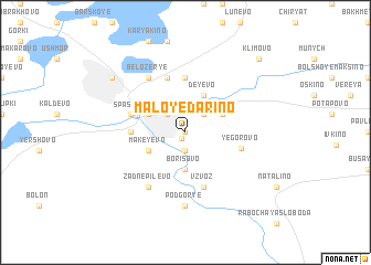 map of Maloye Dar\