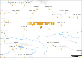 map of Maloye Geyovtse