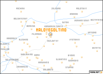 map of Maloye Gol\