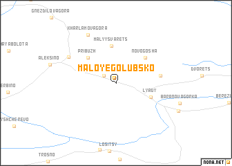 map of Maloye Golubsko