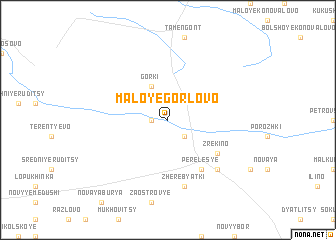 map of Maloye Gorlovo