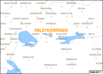 map of Maloye Ivan\