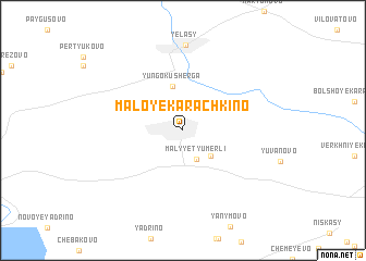 map of Maloye Karachkino