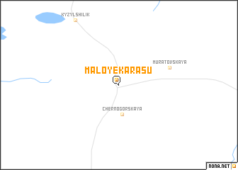 map of Maloye Karasu