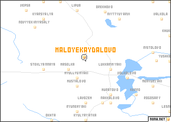 map of Maloye Kaydalovo