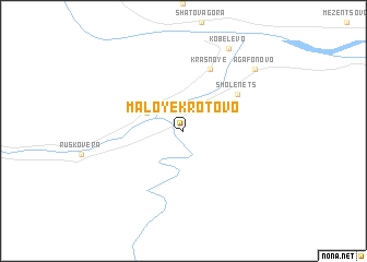 map of Maloye Krotovo