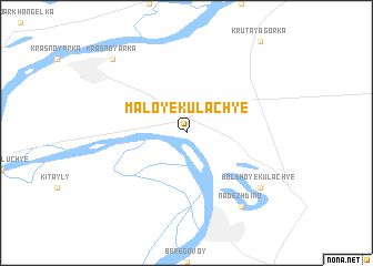 map of Maloye Kulach\