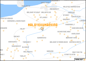 map of Maloye Kumarkino