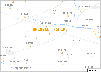 map of Maloye Litashëvo