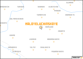 map of Maloye Luchinskoye