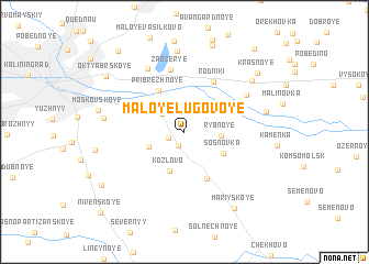 map of Maloye Lugovoye