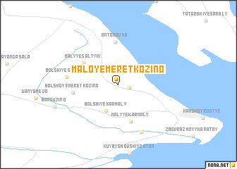 map of Maloye Meretkozino