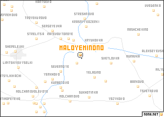 map of Maloye Minono